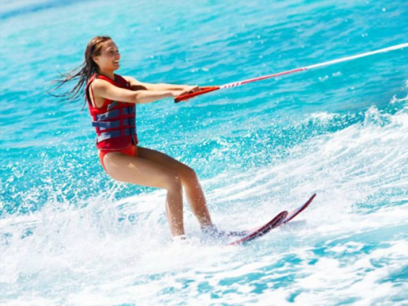 Waterskiing at Wesurfin'